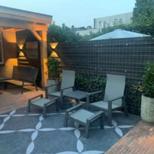 Keramische Tegel Kera Twice 60x60x4,8 cm Flower Base