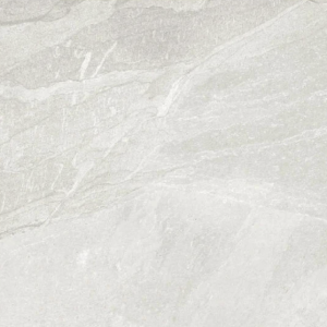 Grootformaat witte keramische terrastegel Premium Line Sandstone White 100x100x2 cm met subtiele zandsteenstructuur.