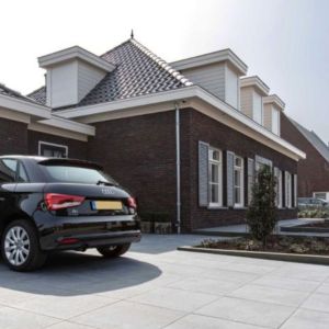 Keramische Tegel SolidSquare 60x60x2 cm Durban Slate Black Berry