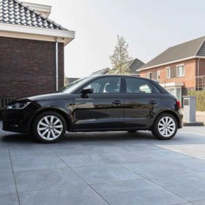 Keramische Tegel SolidSquare 60x60x3 cm Durban Slate Black Berry