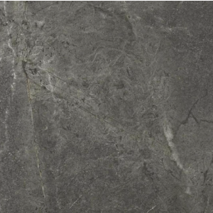 Close-up van de stoere grafietgrijze textuur en matte finish van de di Bosce Graphite keramiek.