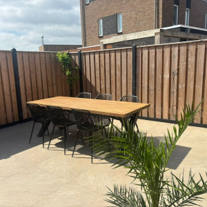 Keramische Tegel "TRE" 80x80x3 cm Messina Giallo