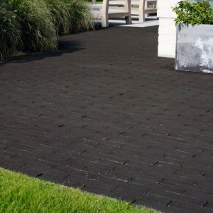 Klinkerkei Designa ongetrommeld 7 cm Nero