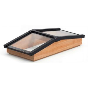 Lichtstraat zadeldak 796mm, 1536mm diep incl. gelaagd isolatieglas en profielen product