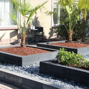 Linea 15x15x45 cm Antraciet