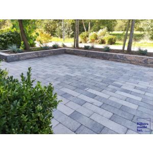 Longstone Opritsteen 31,5x10,5x7 cm grijs/zwart
