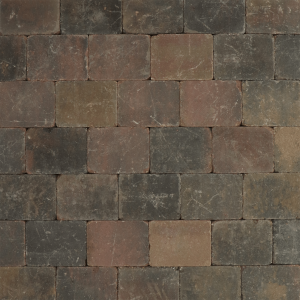 Metro Trommelsteen 15x20x6 cm Brons genuanceerd