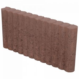 Mini Rondobandpalissade 6x25x50 cm Bruin