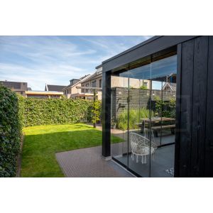 Aanbouwveranda Modena 590x485x270 cm (bxdxh) rechts