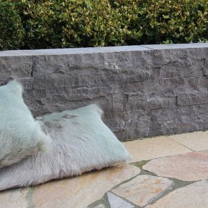 Muurelementen (met gekapte kanten) 50x12x12 cm Asian Bluestone