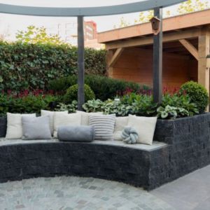 Natuursteen Keien 10x10x5/7 cm gres Metz