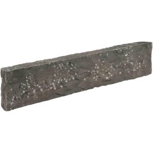 Natuursteen Opsluitband Handgekapt Basalt 100x20x6 cm Black