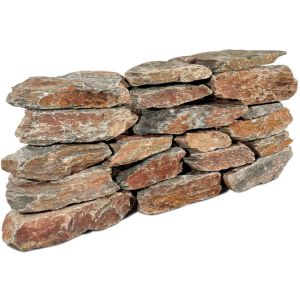 Natuursteen Stapelblokken 20-60x5-25x17-22 cm Violetto Moellons (metselwerk) (1300 kg - 3,25 m²)
