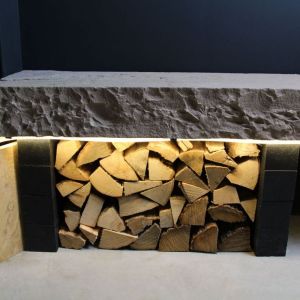 Natuursteen Traptrede 100x35x15 cm gres Metz