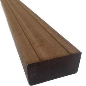Onderbalk Bangkirai Premium met V-groeven - FCQ - 45x90 mm - Lengte 244 cm