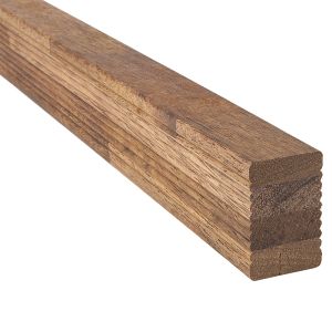 Onderbalk Merbau (Gelamineerd Fingerjoint) Glad - FCQ - 40x60 - Lengte 390 cm