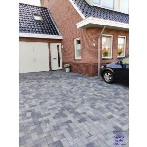 Patio Betonstraatsteen 6 cm nero/grey (met mini facet)