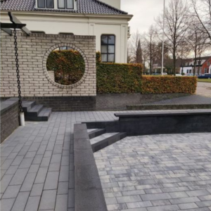 Patio Straight Banenverband Exclusive 7 cm Black