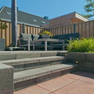 Patioblok strak 30x10x12 cm Antraciet
