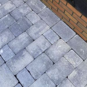 Pebblestones Plus 20x30x6 cm Grijs/Zwart