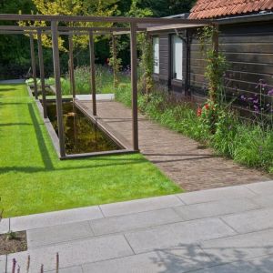 Schellevis Oud Hollandse Opsluiting 100x40x5 cm Grijs