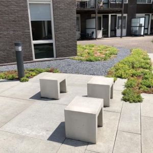 Schellevis Oud Hollandse Tegel 100x100x5 cm Grijs