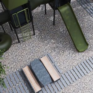 Schellevis Oud Hollandse Wecko Tegel 100x100x12 cm Antraciet