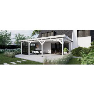 Aanbouwveranda Lucca 540x390x260 cm (bxdxh) rechts