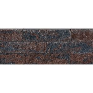 Splitrock XL Getrommeld 15x15x60 cm Bruin/Zwart