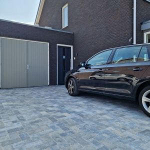 Stonique® Betonstraatsteen Getrommeld 21x10,5x6 cm Grijs/Zwart