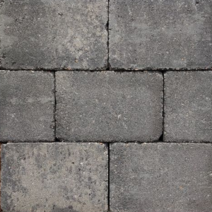 Antieke trommel 20x30x6 cm grijs/zwart