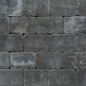 Antieke trommel 21x14x7 cm antraciet