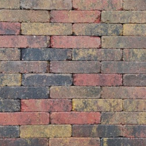 Antieke trommel waalformaat 7 cm oud bont