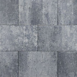 Straksteen 20x30x6 Grijs/Zwart