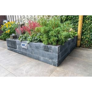 Tegula Palissaden 60x14x11 cm Zwart