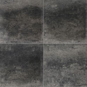 Terrastegel+ 60x60x4 cm Grijs/Zwart