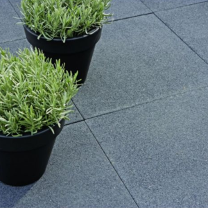 Terrastegel+ 60x60x4 cm Nero