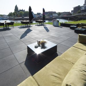 Terrastegel GeoColor 3.0 Tops 60x60x4 cm Dusk Black