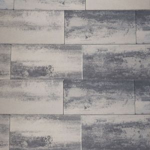 H2O comfort square 40x80x5 cm nero/grey