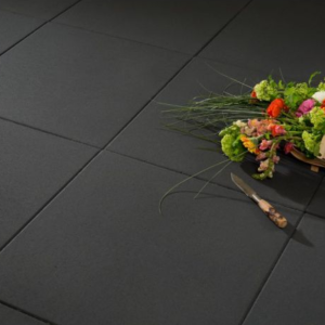 Terrastegel H2O Comfort Square 60x60x4 cm Black