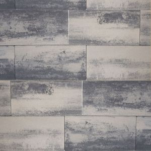 Terrastegel Patio Square 40x80x5 cm Nero/Grey
