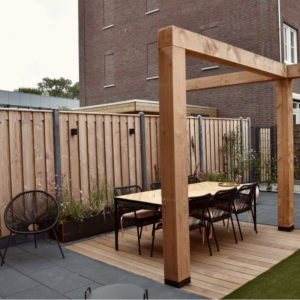 Terrastegel Soft Comfort 40x80x4 cm Nero