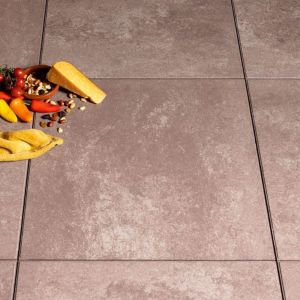 Terrastegel Trippel T 80x80x4 cm Taupe
