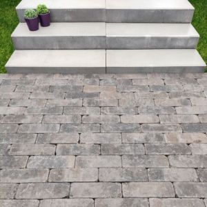 Traptrede 100x35x15 cm Stone Grey (kleurecht met facet)