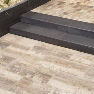 Traptrede De Luxe 120x40x15 cm Zwart