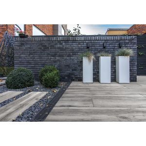 Keramische tuintegel TRE 120x30x3 cm Woodlook Grey 3.0