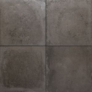 Keramische tuintegel TRE 90x90x3 cm Concrete Graphite