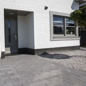 Trottoir Tuintegel (mini facet) 15x30x5 cm Grijs