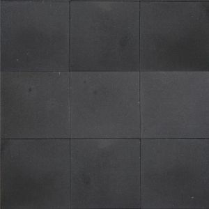 Trottoir Tuintegel (mini facet) 40x40x5 cm Zwart