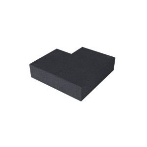 Schellevis Oud Hollandse Trap Hoekstuk 90° (40/20) Buiten Carbon 60x60 cm